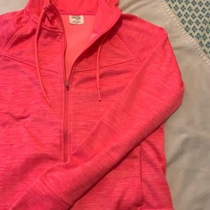 Pink zip up hoodie